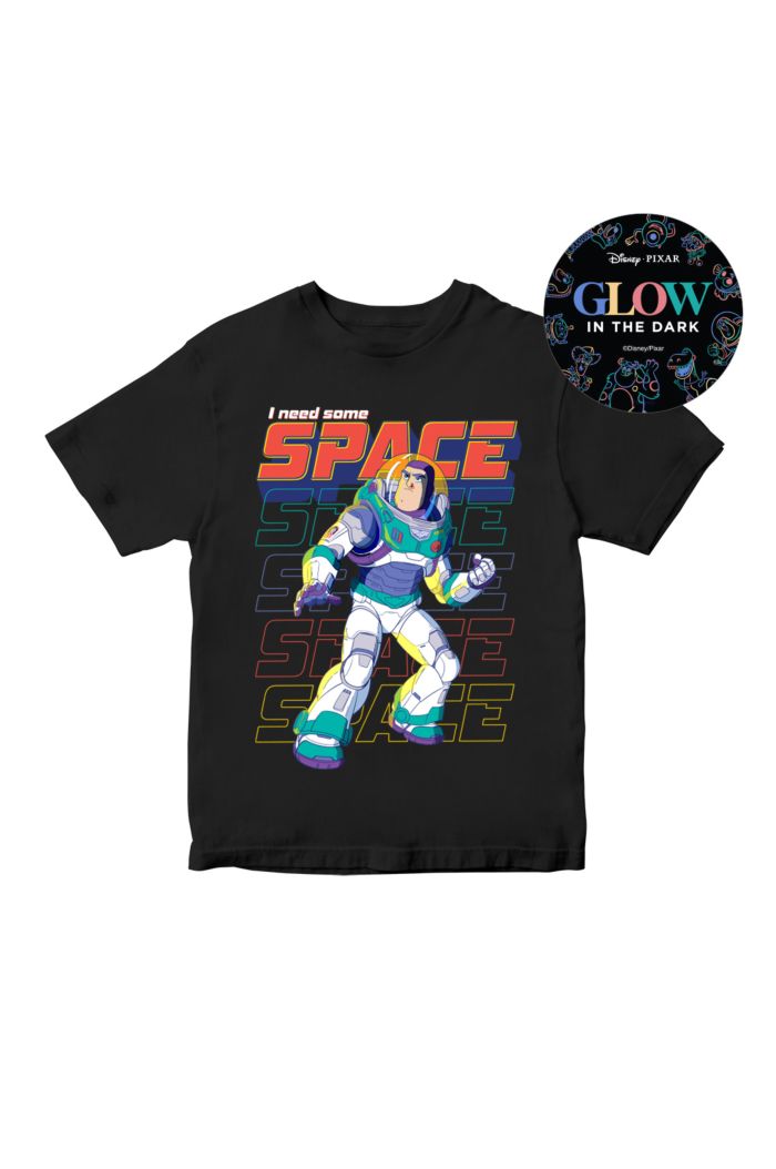 LIGHTYEAR SPACE T-SHIRT - KIDS BLACK S