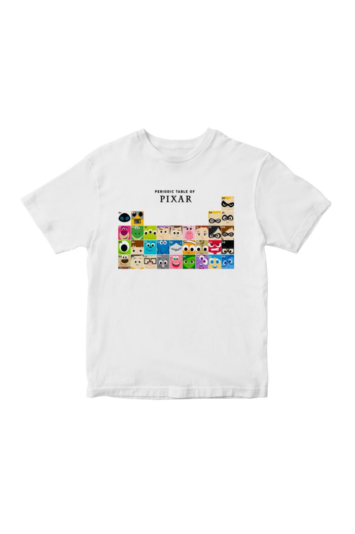 PIXAR TABLE T-SHIRT - KIDS WHITE L