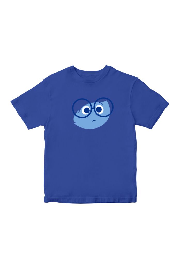 INSIDE OUT SADNESS FACE T-SHIRT - KIDS