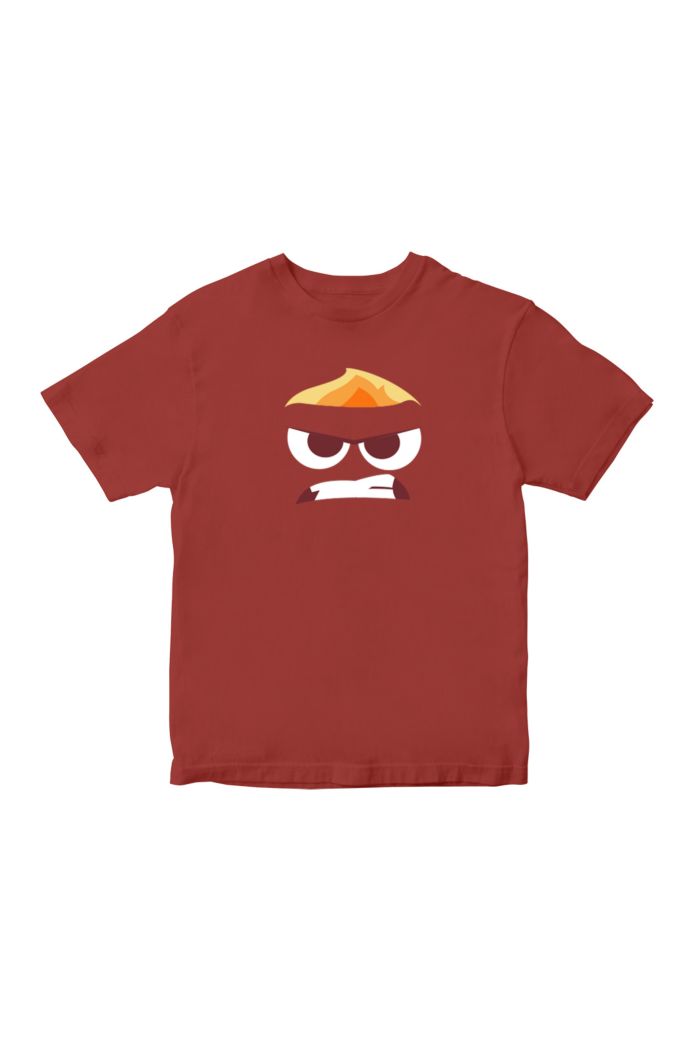 INSIDE OUT ANGER FACE T-SHIRT - KIDS