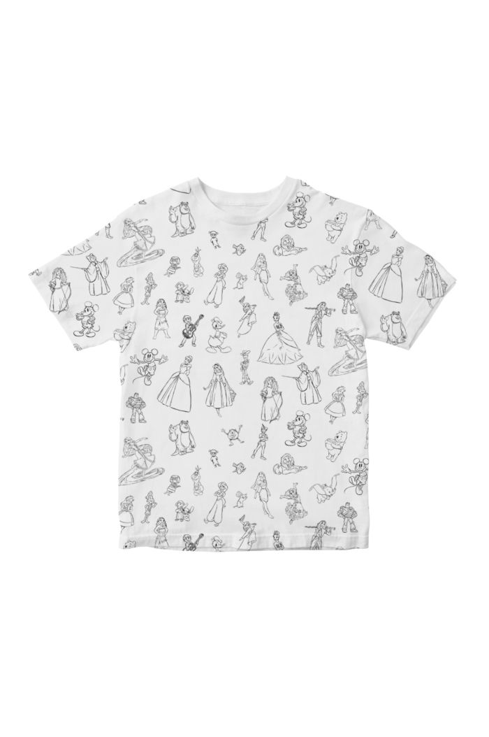 DISNEY 100 D100 T-SHIRT - KIDS WHITE XXL