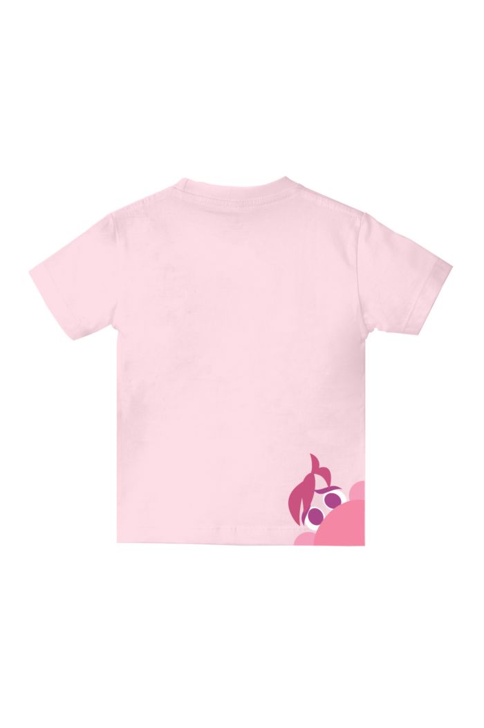INSIDE OUT 2 EMBARRASSMENT POCKET T-SHIRT - KIDS PASTEL PINK S