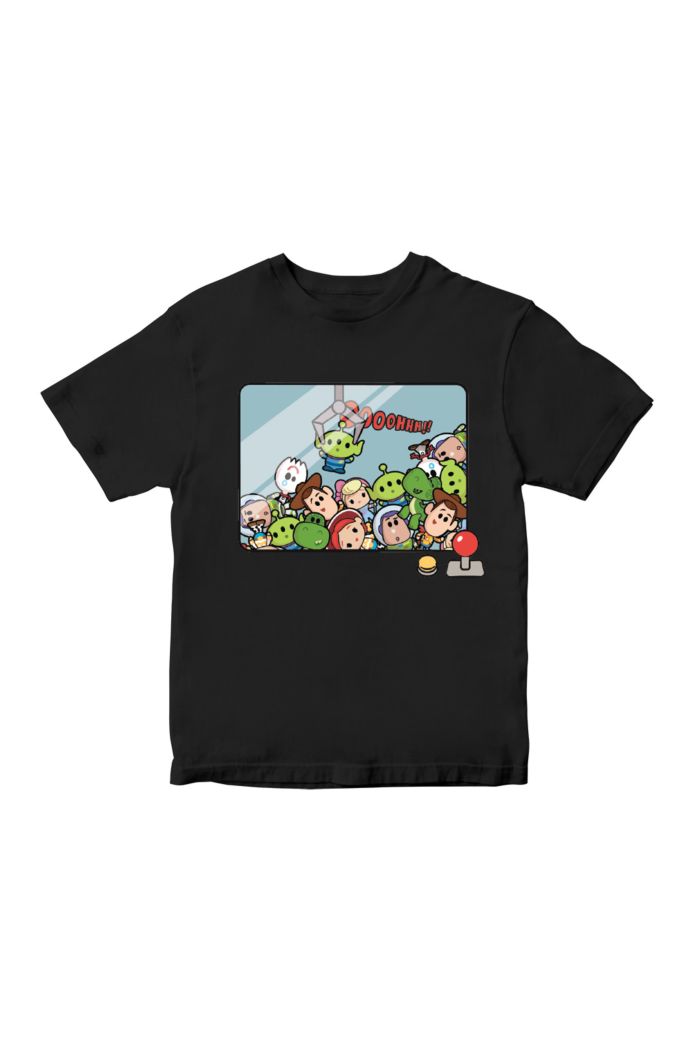 TOY STORY CLAW MACHINE T-SHIRT - KIDS BLACK M