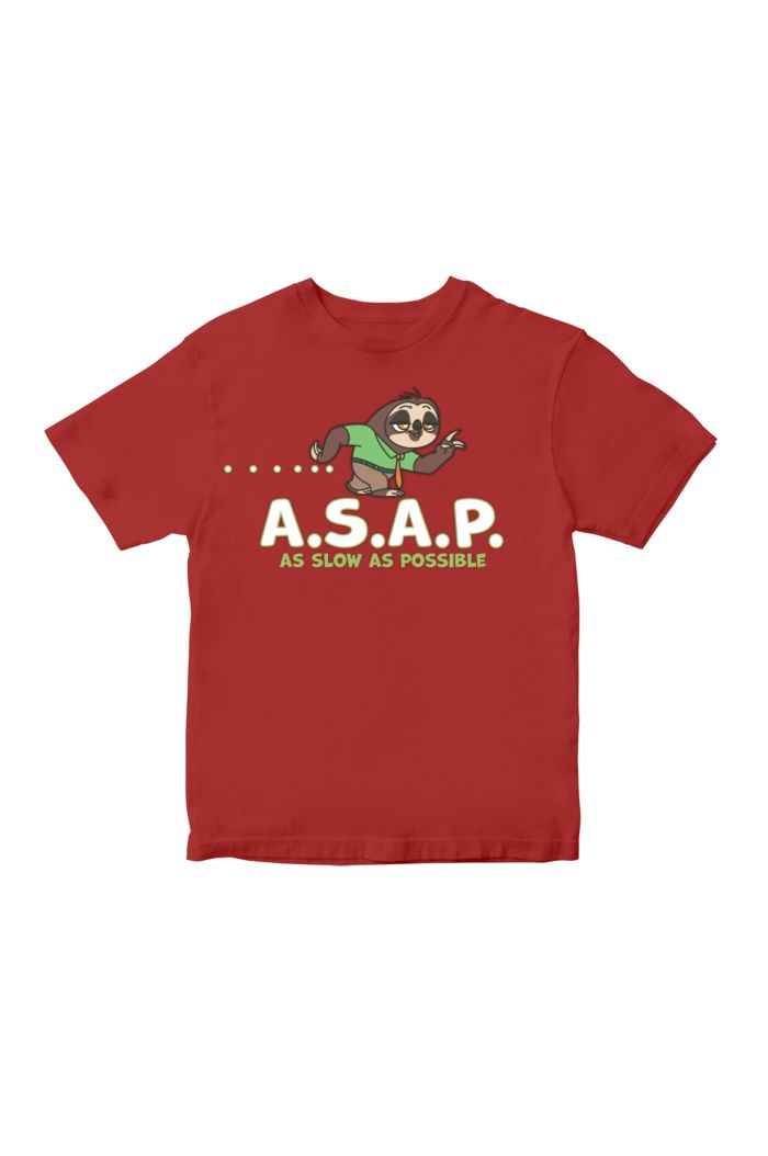 ZOOTOPIA 2 ASAP T-SHIRT - KIDS RED S
