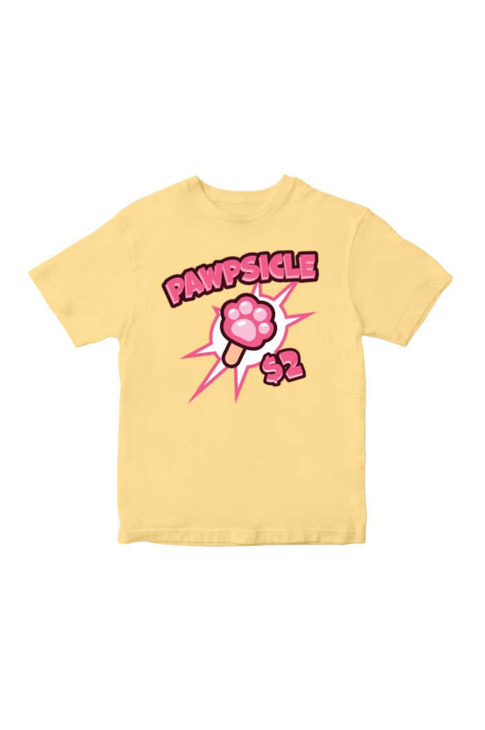ZOOTOPIA 2 PAWPSICLE T-SHIRT - KIDS LIGHT YELLOW S
