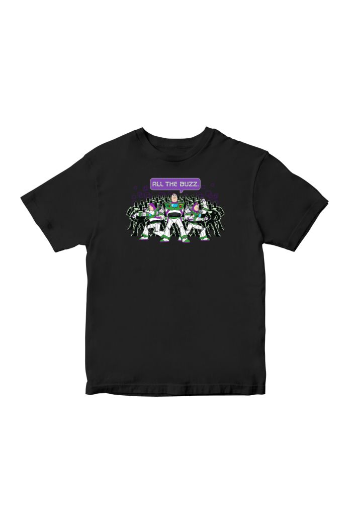 TOY STORY 5 ALL THE BUZZ T-SHIRT - KIDS BLACK L