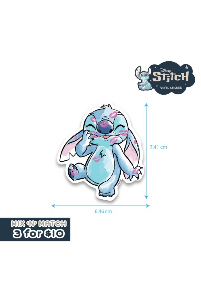 STITCH KISS MARKS STICKER