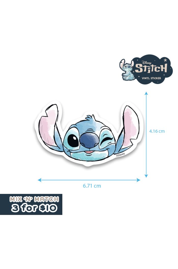 STITCH WINK STITCH STICKER