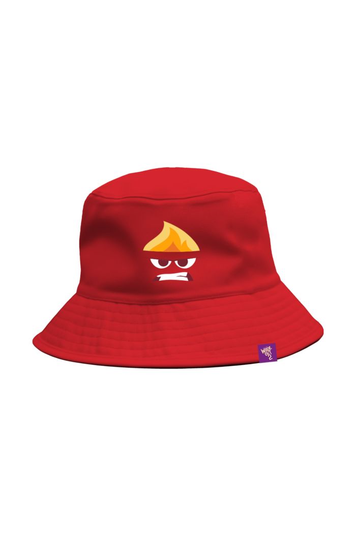 INSIDE OUT 2 ANGER REVERSIBLE BUCKET HAT - KIDS