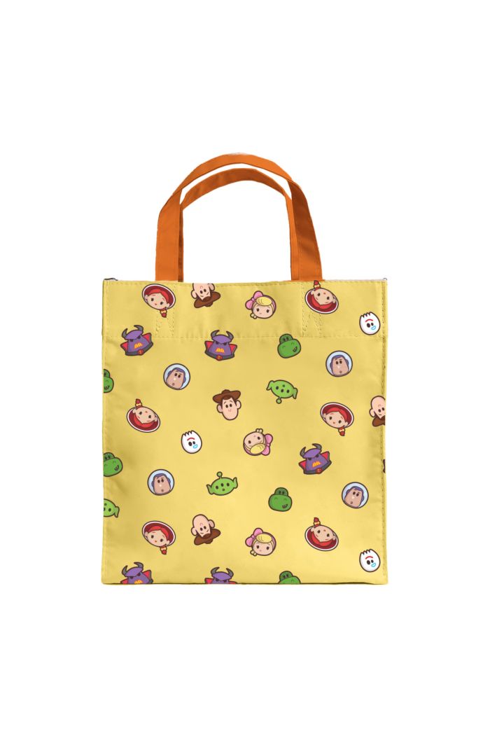 TOY STORY PATTERN LUNCH BAG YELLOW 23.5cm x 23.5cm