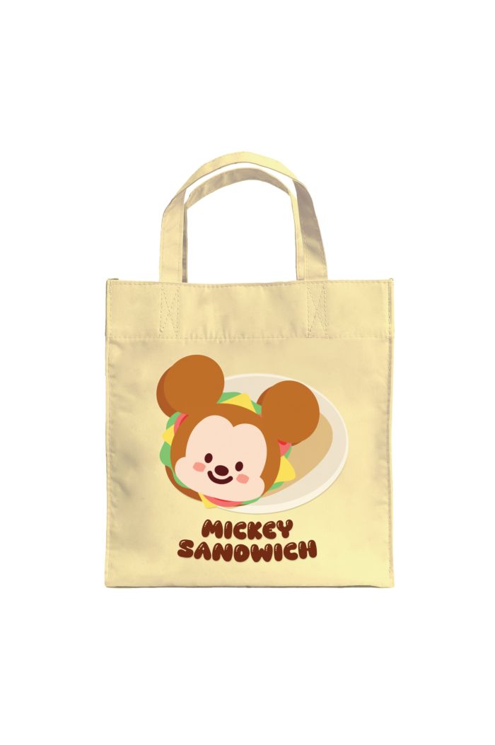 DISNEY SANDWICH LUNCH BAG LIGHT YELLOW 23.5cm x 23.5cm