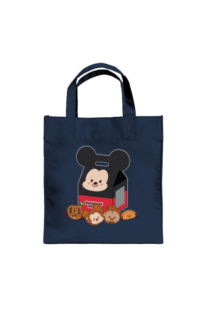 DISNEY BB BOX LUNCH BAG NAVY 23.5cm x 23.5cm