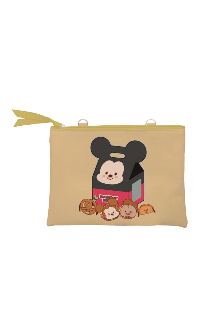DISNEY BB BOX COSMETIC POUCH CREAM 15cm x 21cm
