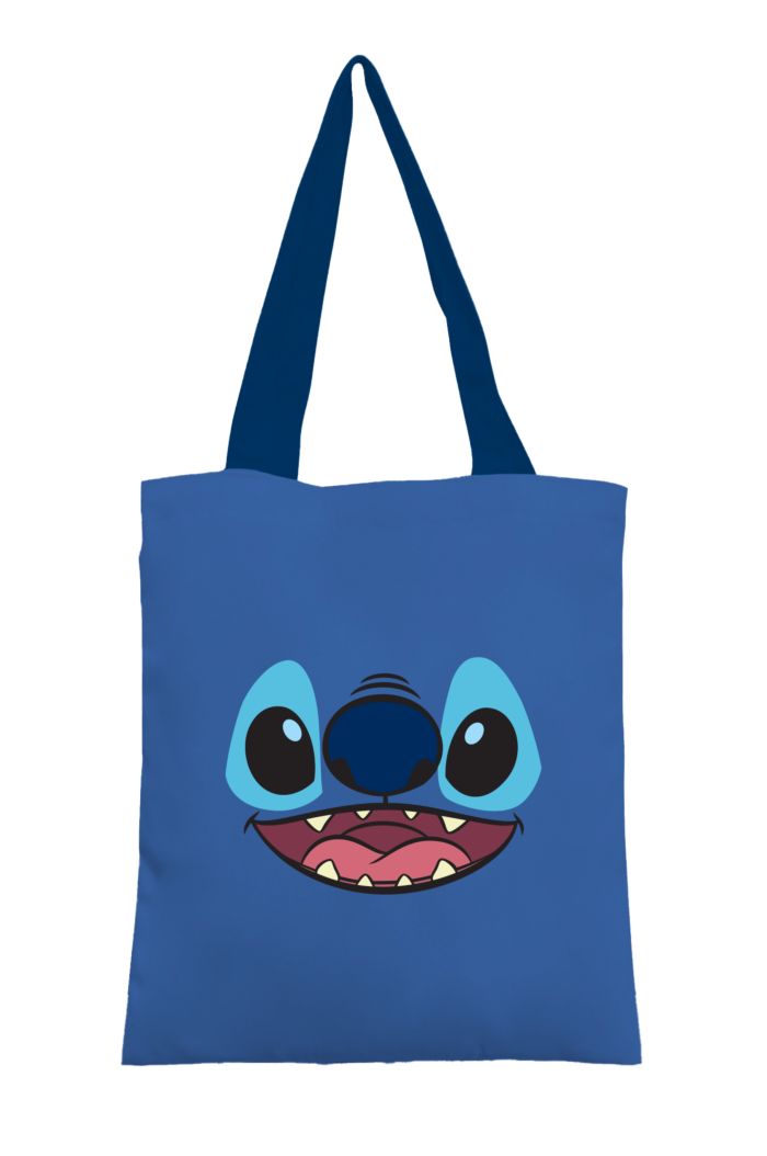 STITCH BIG FACE CANVAS TOTE BAG