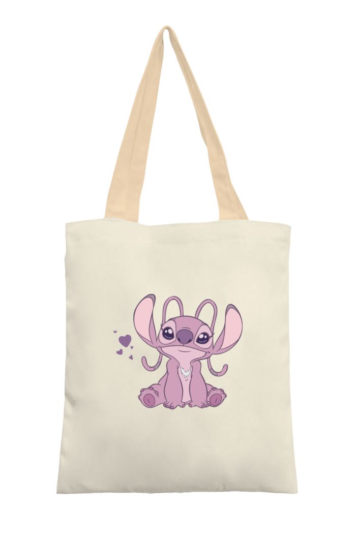 STITCH & ANGEL CANVAS TOTE BAG