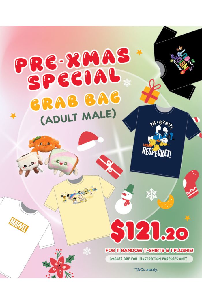 PRE-XMAS GRAB BAG ADULT BUNDLE (MALE)