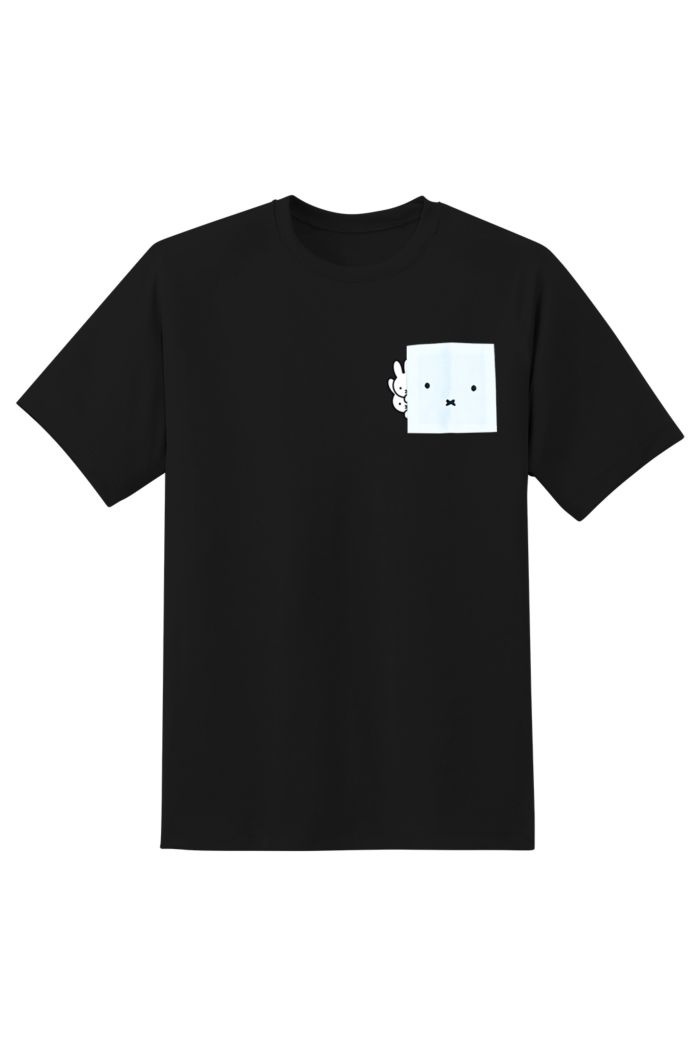 MIFFY POCKET PEEK T-SHIRT BLACK XS