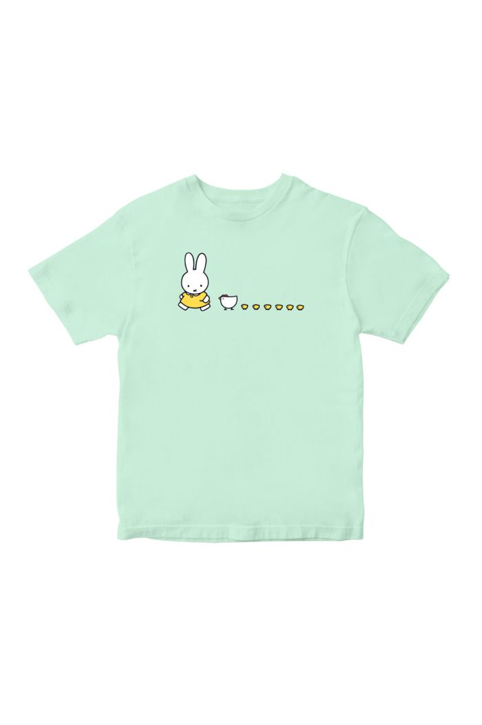 MIFFY & CHICKEN T-SHIRT - KIDS MINT L