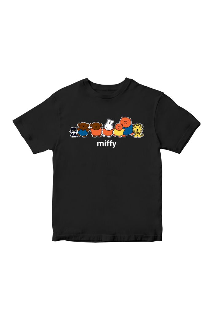 MIFFY GATHERING T-SHIRT - KIDS BLACK S