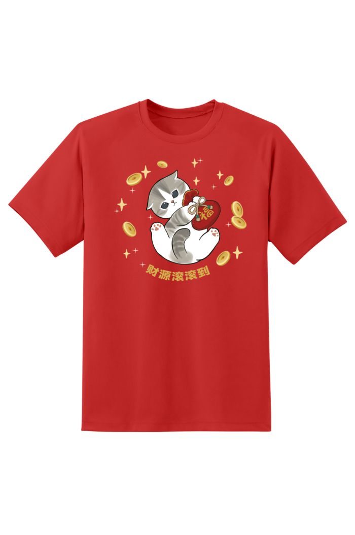 MOFUSAND NONSTOP FORTURE T-SHIRT RED M
