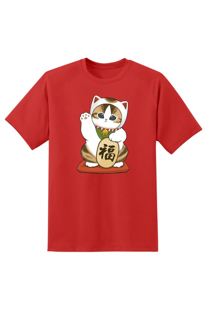 MOFUSAND HI FORTUNE T-SHIRT RED XS