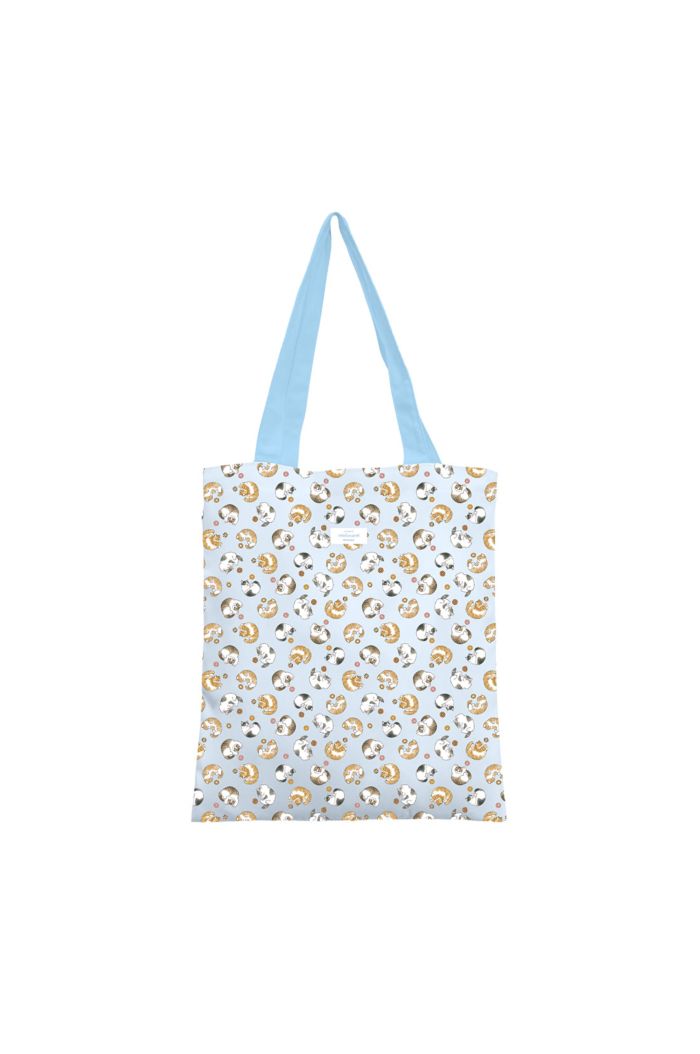 MOFUSAND ALLOVER CANVAS TOTE BAG