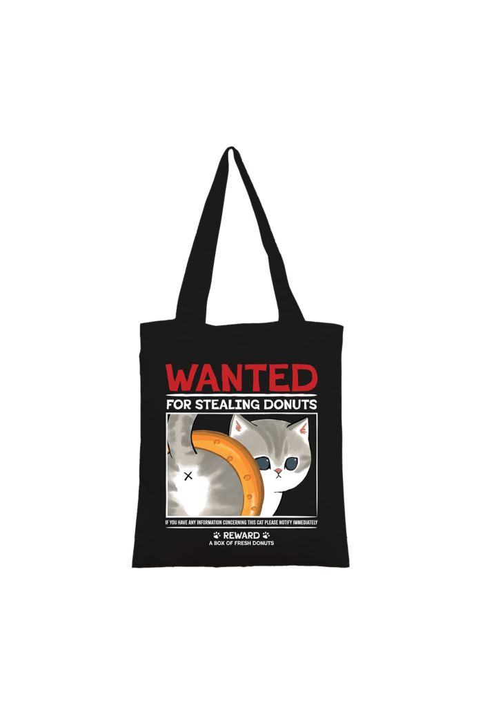 MOFUSAND WANTED CANVAS TOTE BAG