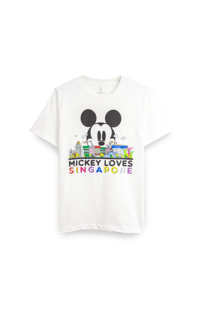 MICKEY LOVE SG MICKEY HEAD SKYLINE T-SHIRT