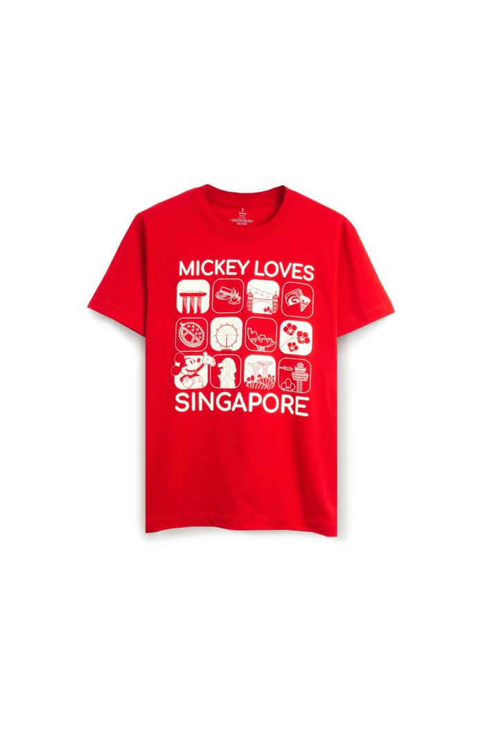 MICKEY LOVE SG GLOW SQUARE GLOW T-SHIRT