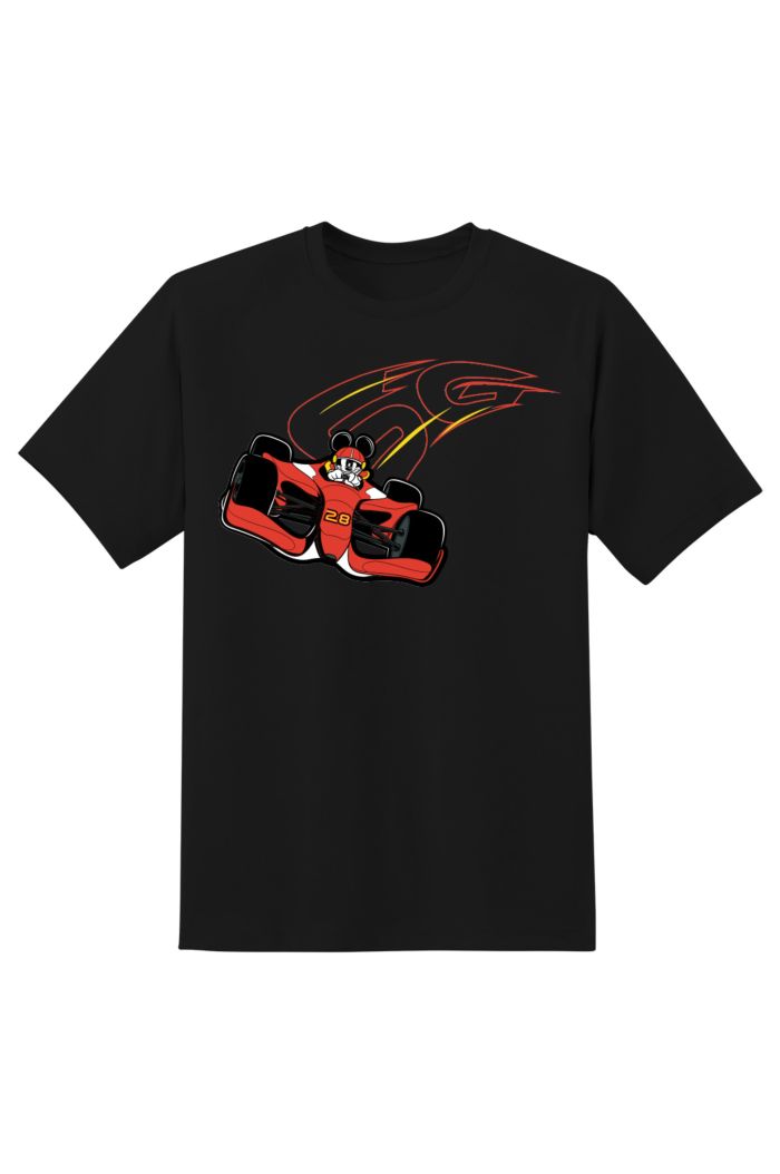 MICKEY SG RACER COMIC STRIP T-SHIRT