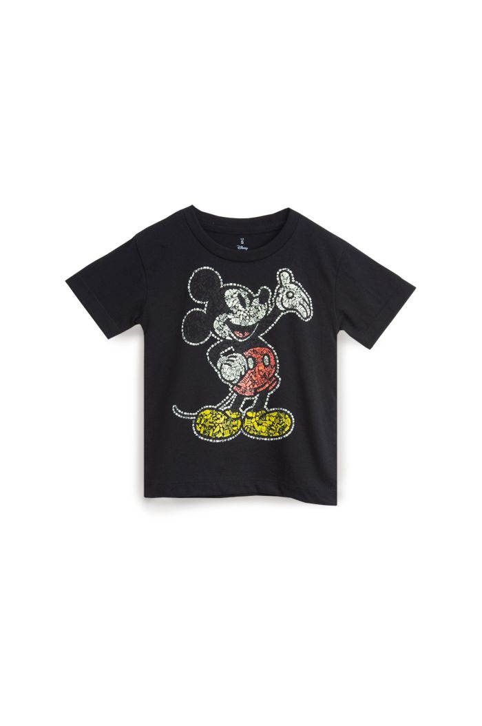 MICKEY LOVE SG GLOW COLOURFUL ICON GLOW T-SHIRT - KIDS BLACK L