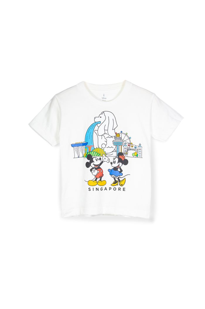 MICKEY LOVE SG SINGAPORE LANDMARKS T-SHIRT - KIDS