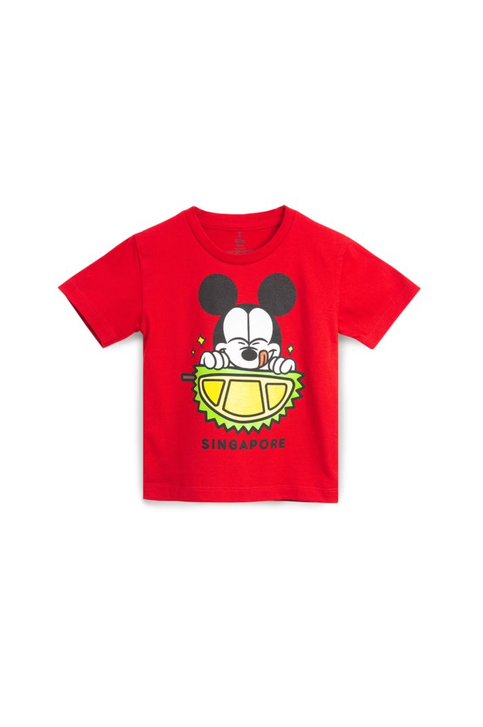 MICKEY LOVE SG DURIAN T-SHIRT - KIDS RED S
