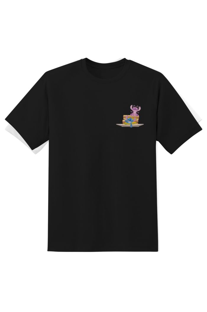 STITCH KAYA TOAST T-SHIRT - KIDS BLACK S