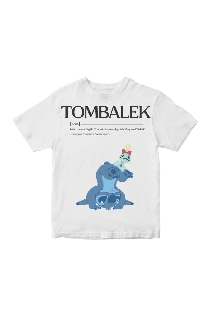 STITCH TOMBALEK T-SHIRT - KIDS WHITE S