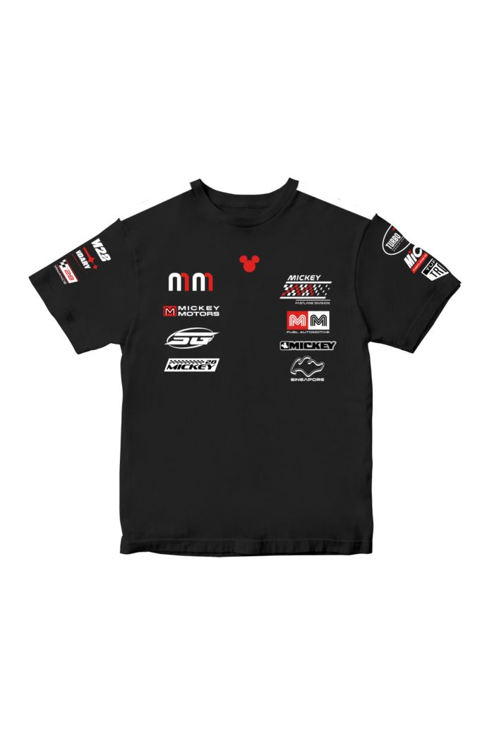 MICKEY SG RACER SPONSORSHIP T-SHIRT- KIDS BLACK S