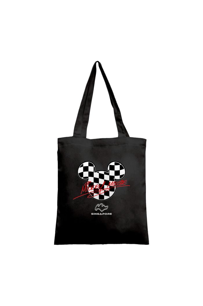 MICKEY SG RACER SPONSORSHIP CANVAS TOTE BAG