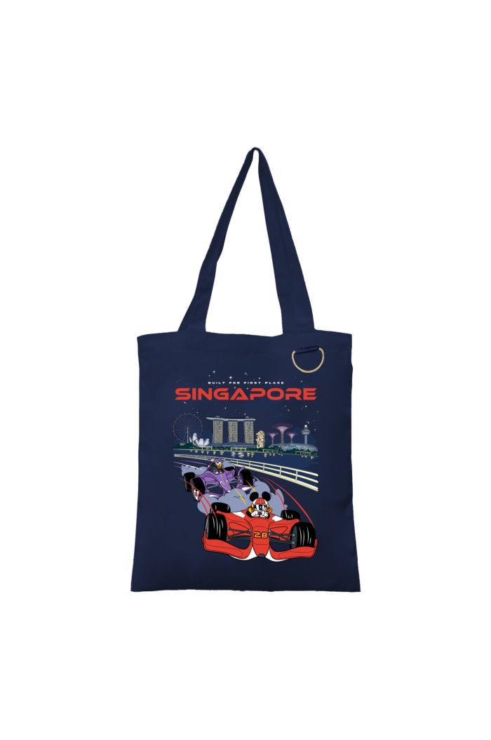 MICKEY SG RACER CHAMPIONSHIP CANVAS TOTE BAG