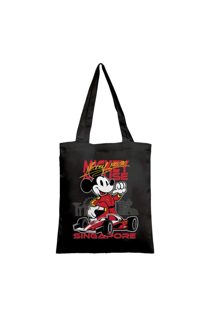 MICKEY SG RACER CANVAS TOTE BAG