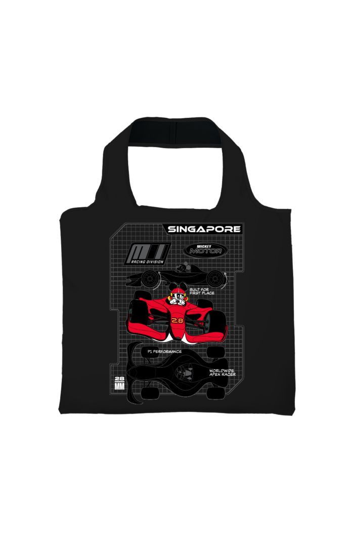 MICKEY SG RACER MERLION SILHOUETTE ECO GROCERY BAG