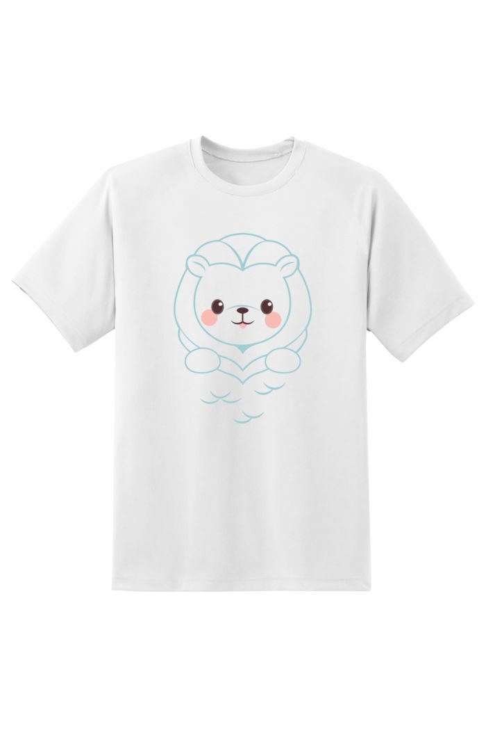 MR MERLION BIG FACE T-SHIRT WHITE S