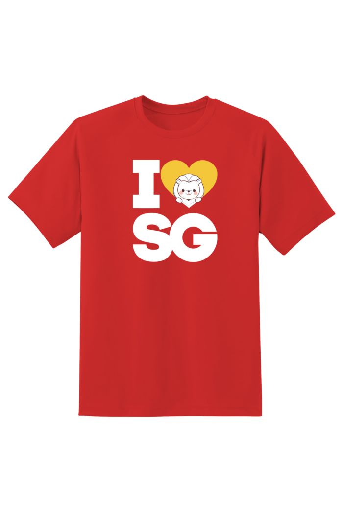 MR MERLION I LOVE SG T-SHIRT