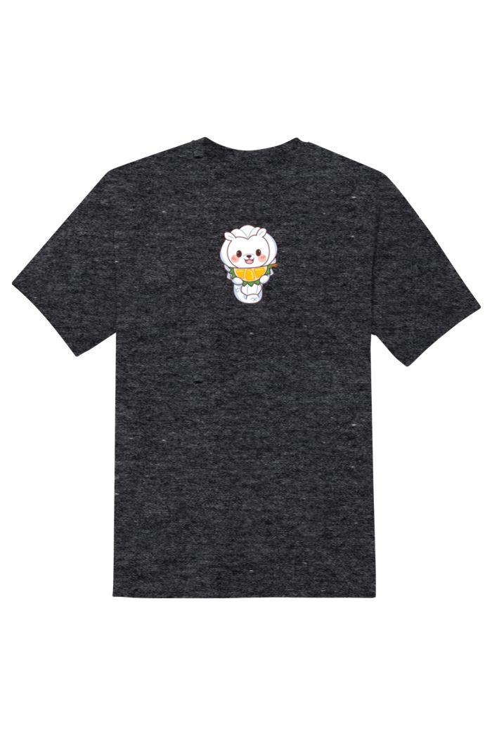 MR MERLION DURIAN GUIDE T-SHIRT HEATHER BLACK XS