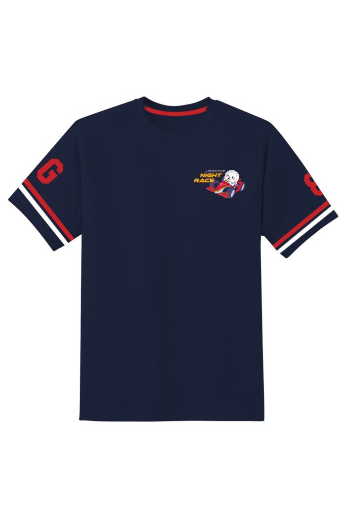 MR MERLION NIGHT RACE T-SHIRT NAVY XS