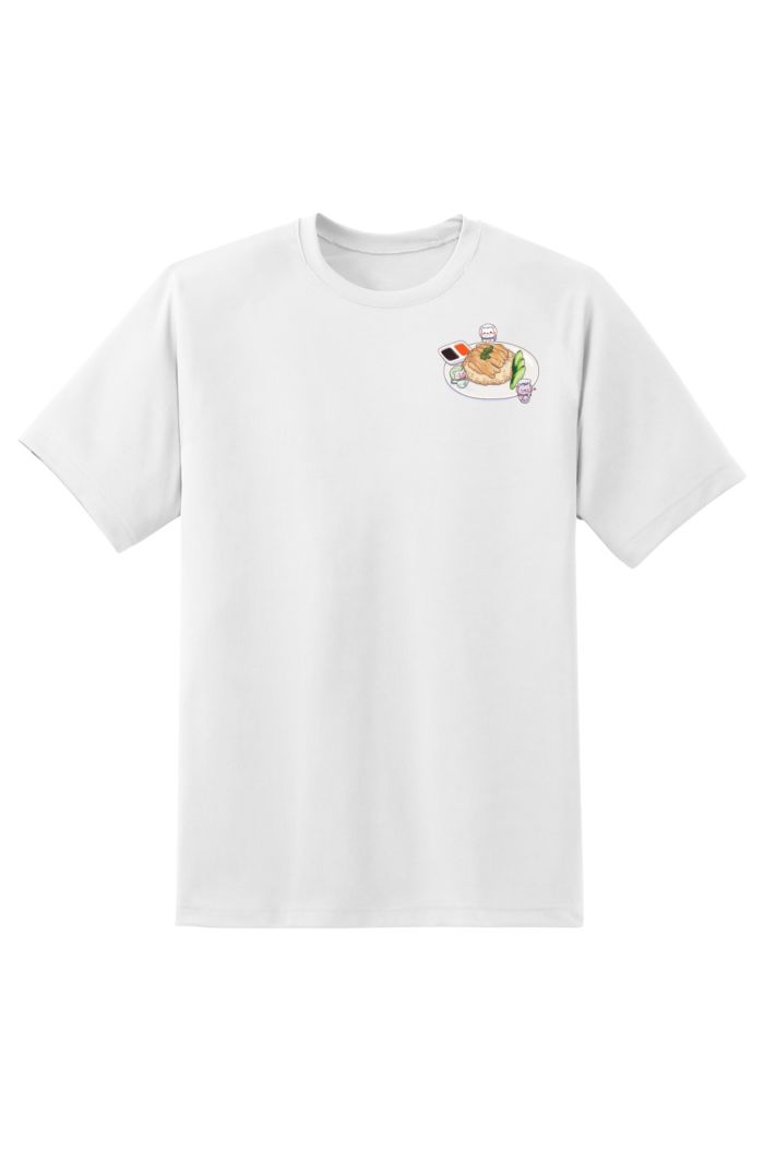 MR MERLION CHICKEN RICE T-SHIRT T-SHIRT WHITE XS