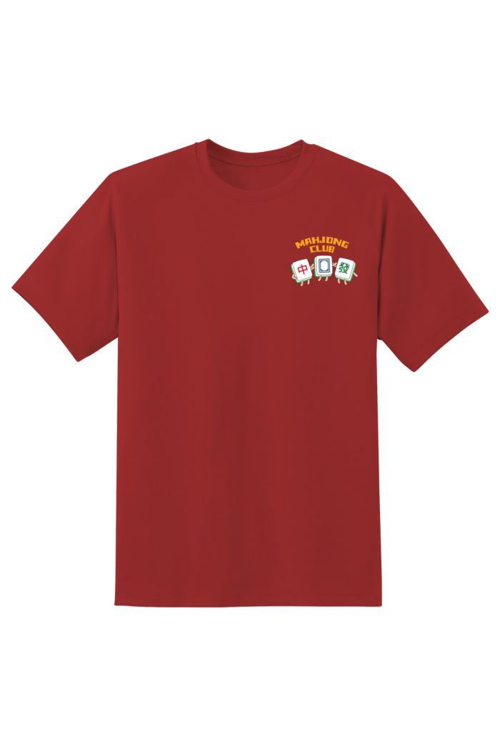 MR MERLION FA CAI MAHJONG T-SHIRT RED XS
