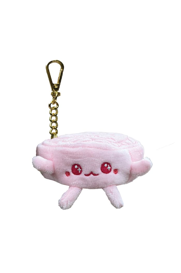 MR MERLION 4 MOONCAKE BUDDIES PLUSH KEYRING - PINK PINK S