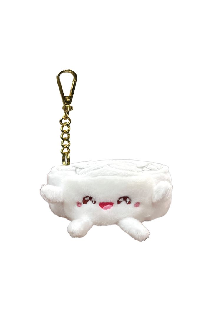 MR MERLION 4 MOONCAKE BUDDIES PLUSH KEYRING - WHITE WHITE S