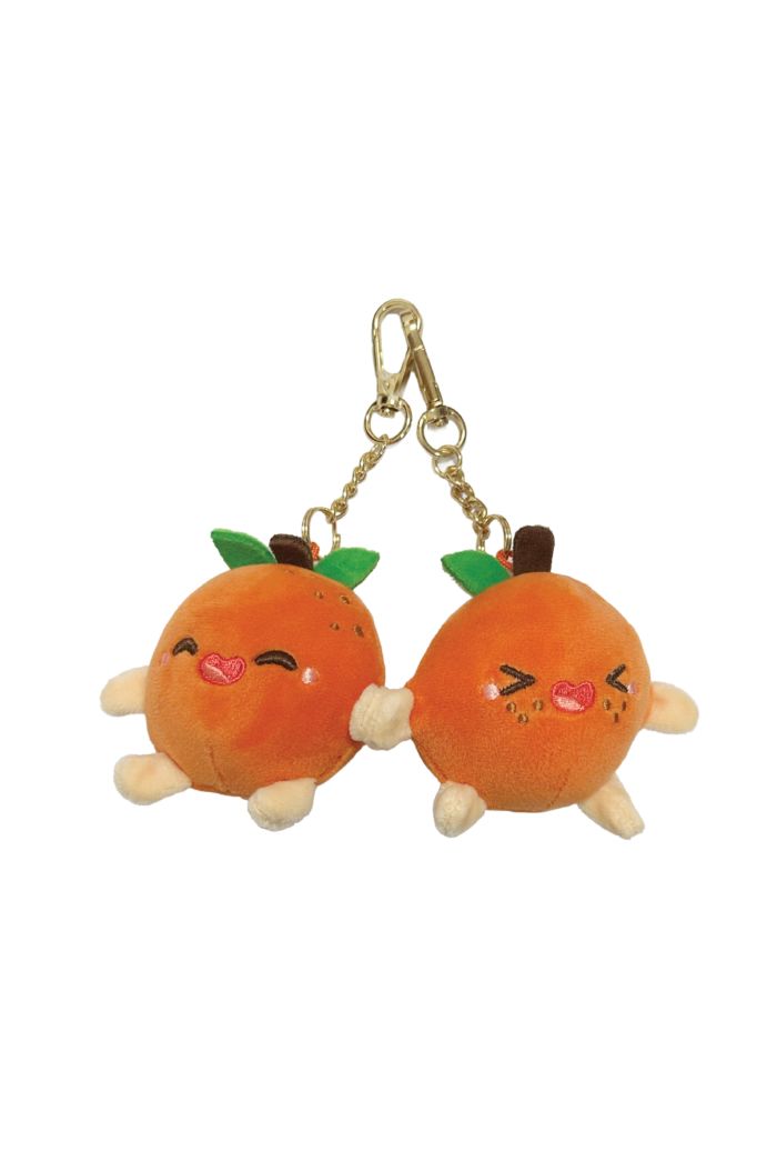MMF 4" XIAO JI XIAO LI PLUSH KEYRING ORANGE S