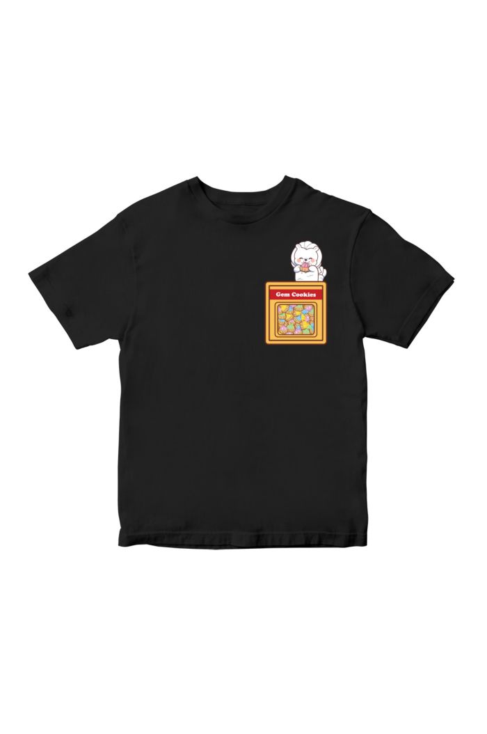 MR MERLION GEM COOKIE T-SHIRT - KIDS BLACK S